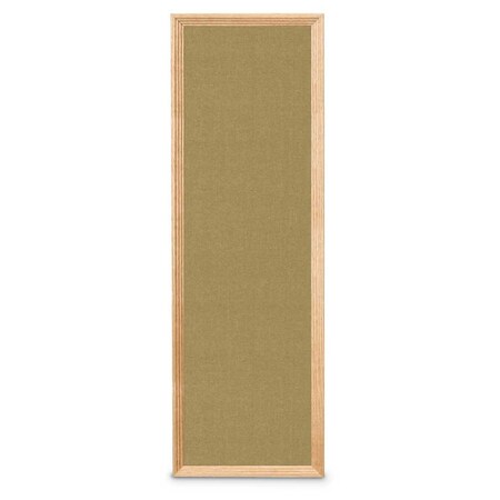 United Visual Products Slim Style Indoor Enclosed Corkboard, 24 UVRDS23SBH-GOLD-APRICOT
